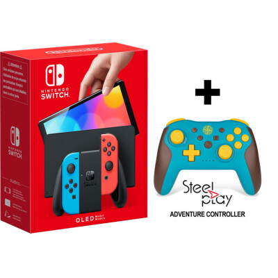 Game console NINTENDO SWITCH OLED + CONTROLLER 64GB