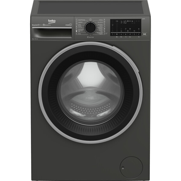 Washing machine BEKO B3WF U 59415 M/ GREY 9.0 kg, 1400 об/min, INVERTER MOTOR